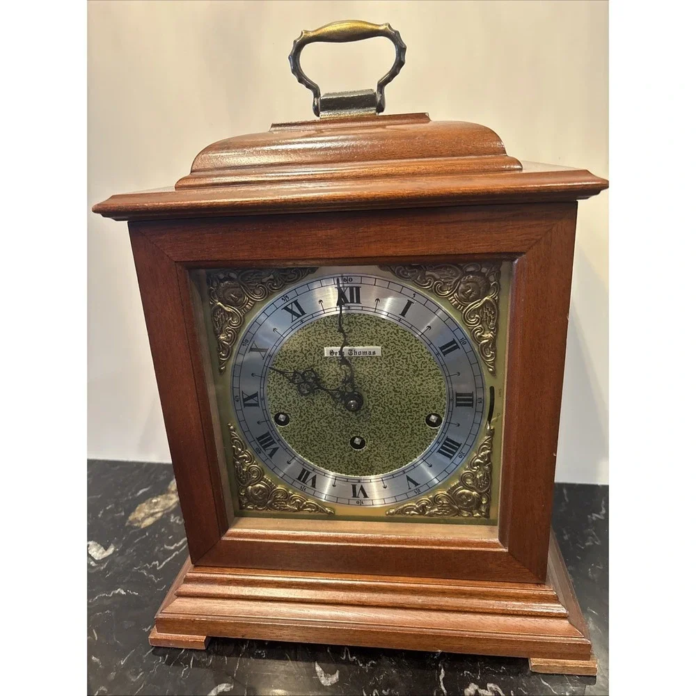Seth Thomas LEGACY Chime MANTLE CLOCK 3W 1314-000 W/Key